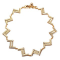 Collier en alliage d&#39;or Wave Wave (XJW13702)